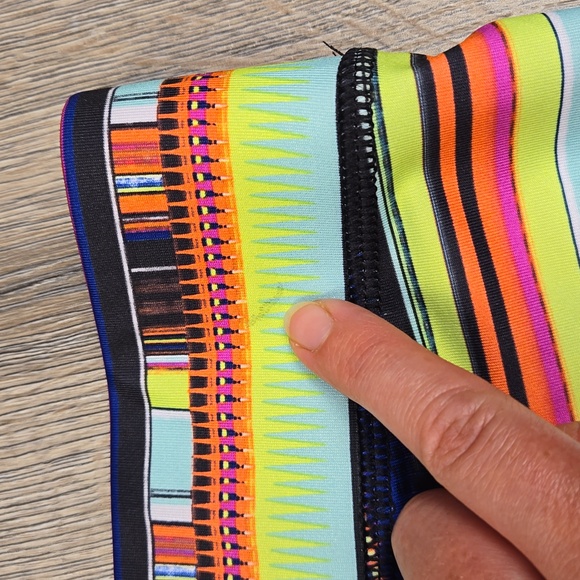 Fila bright multi-coloured running shorts, size medium - Picture 5 of 7